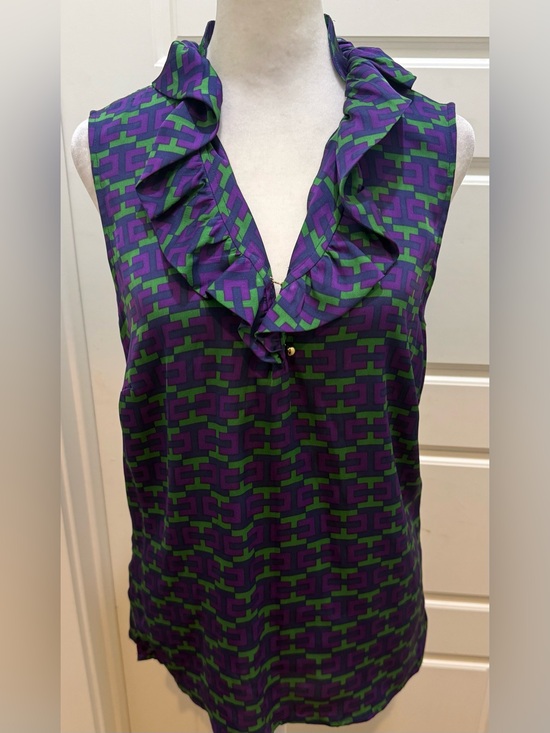 Elizabeth McKay Tops - Elizabeth McKay. Sleeveless Elizabeth Silk Blend Blouse. Size 4.